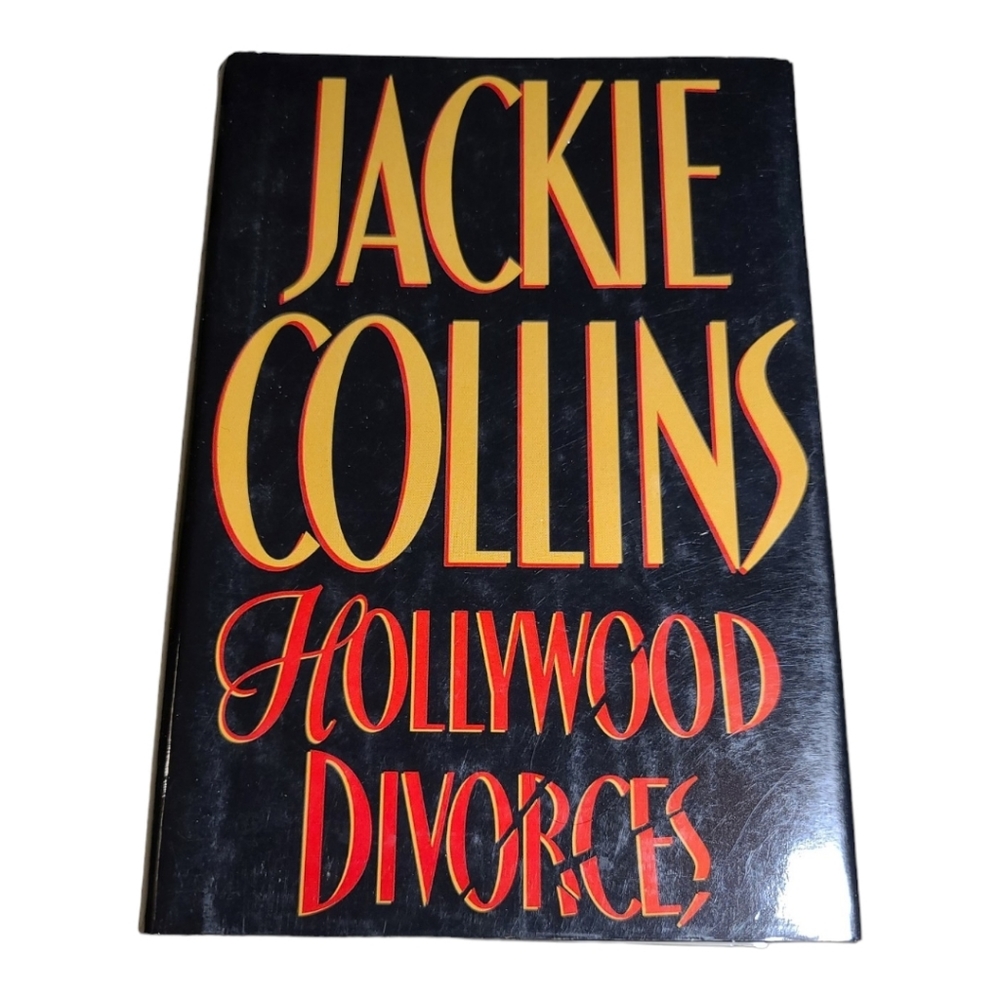 Jackie Collins Hollywood Divorces Hardcover Book